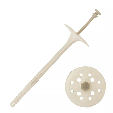 100 fixations d'isolant longue expansion -maçonnerie- clou polyamide - Ø10x220mm - SCELL-IT - FILONG10220