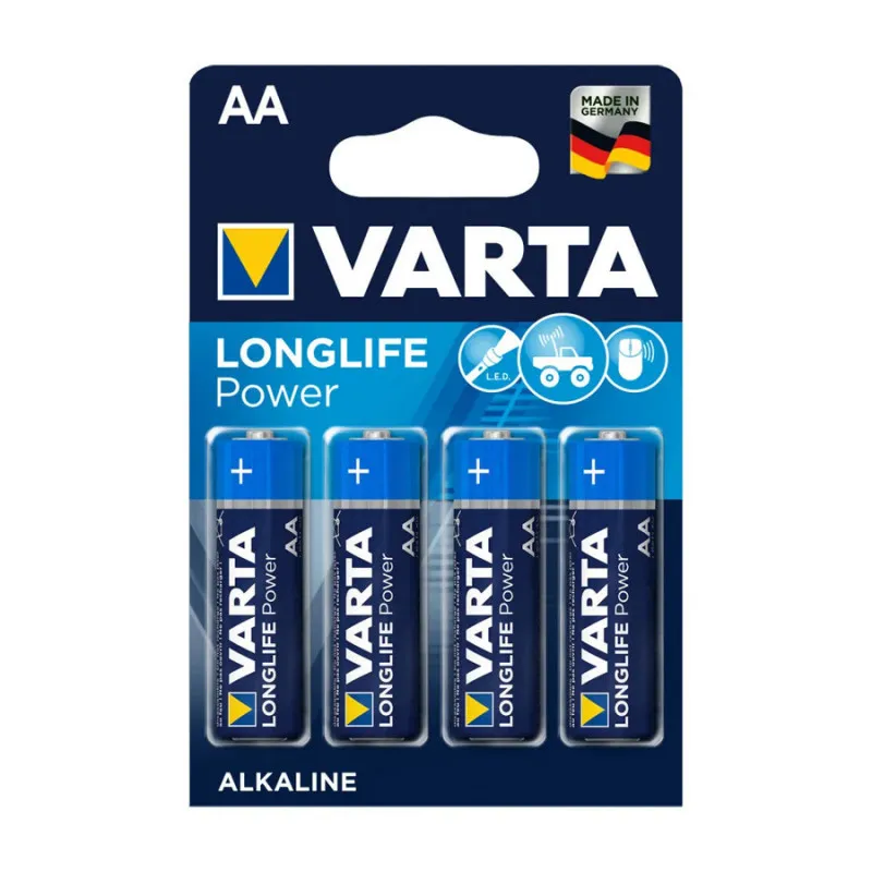4 piles LR6 AA Longlife Power 4906110414