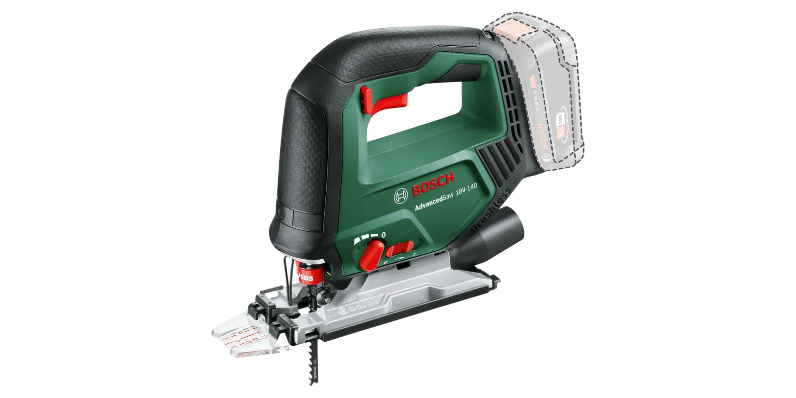 AdvancedSaw 18V-140 - Sans batterie | Sans chargeur
