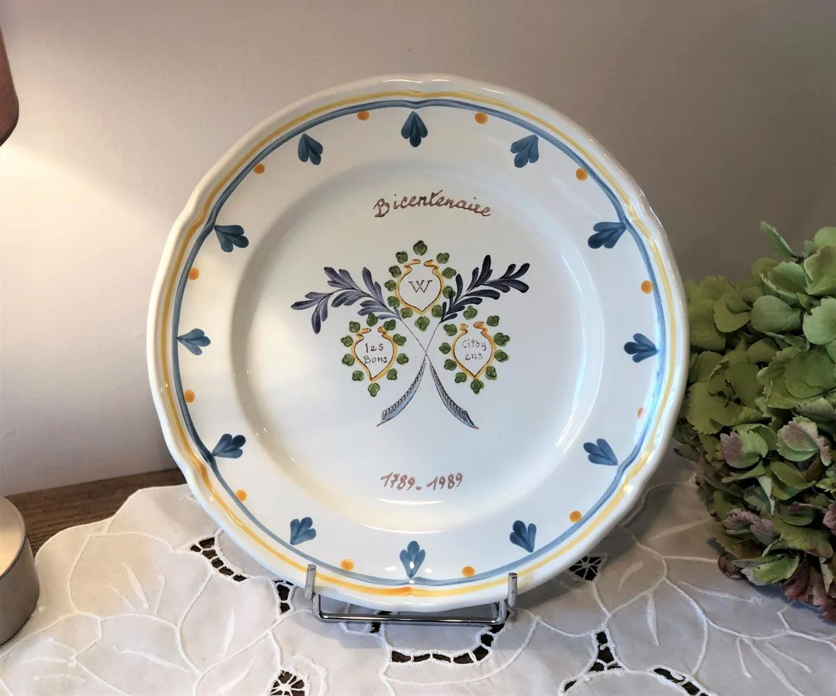 Assiette Bicentenaire Révolution Française