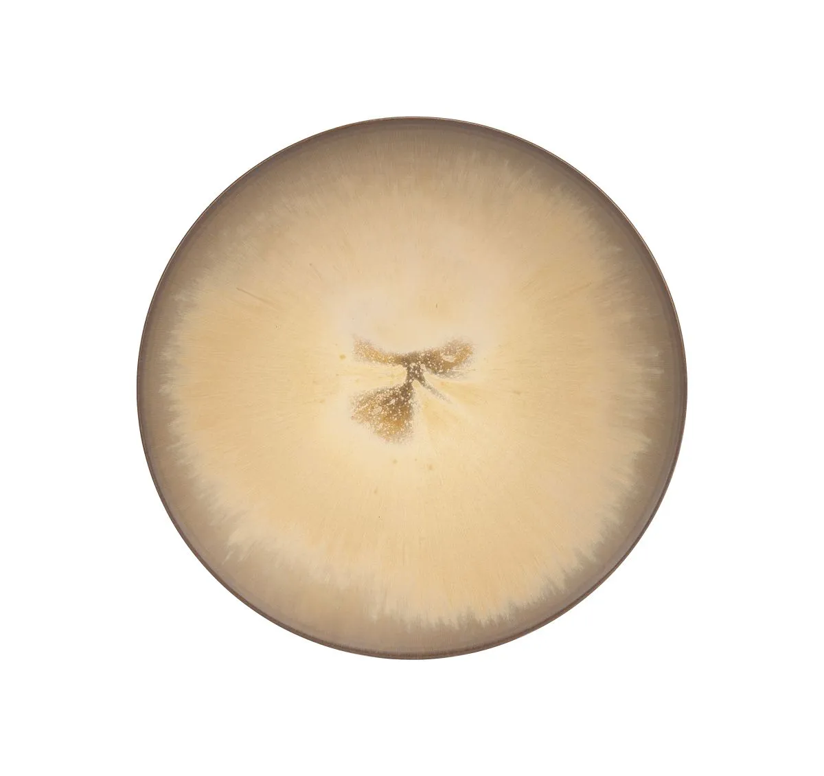 Assiette creuse DIVINE MOON Ø265xh60mm Grès Jaune