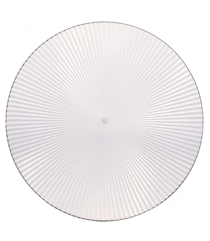 Assiette en Plastique Transparent Family - 26cm