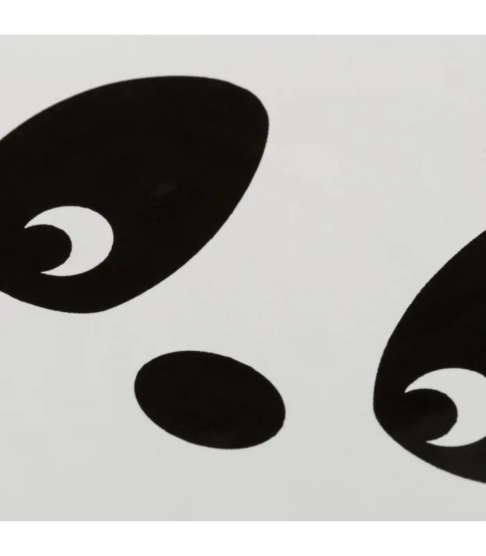 Assiette enfant Panda blanc et noir en Céramique