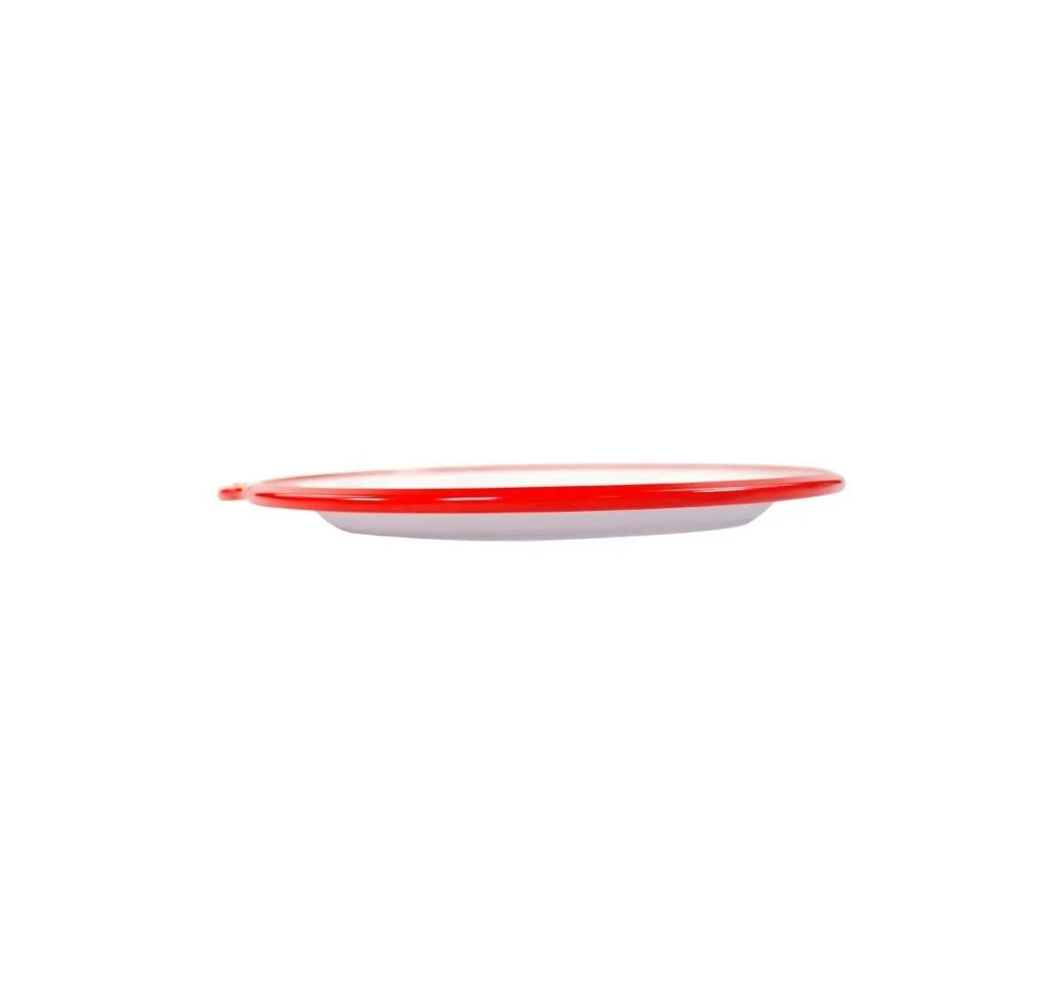 Assiette plate antidérapante Medicare ø230mm Mélamine Rouge
