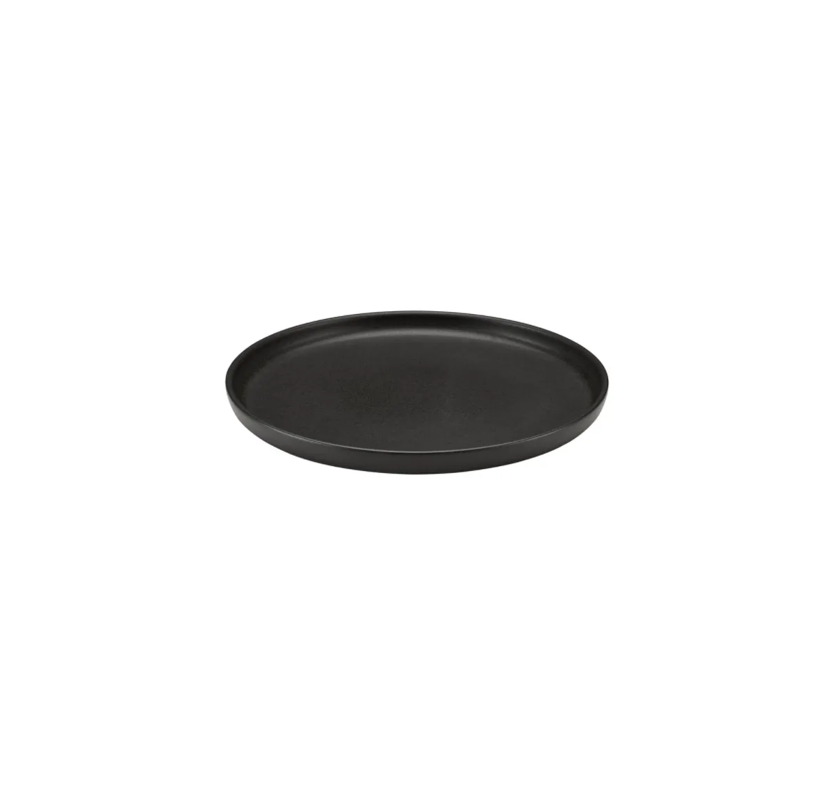 Assiette plate ELEMENTS Ø280mm Porcelaine Noir