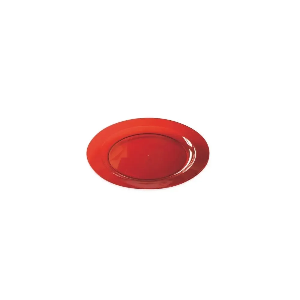 Assiette ps prestige ronde rouge
