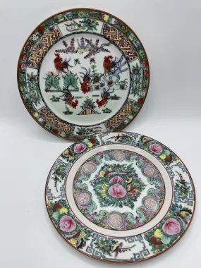 Assiettes porcelaine chinoise - Ressourcerie Histoires Sans Fin