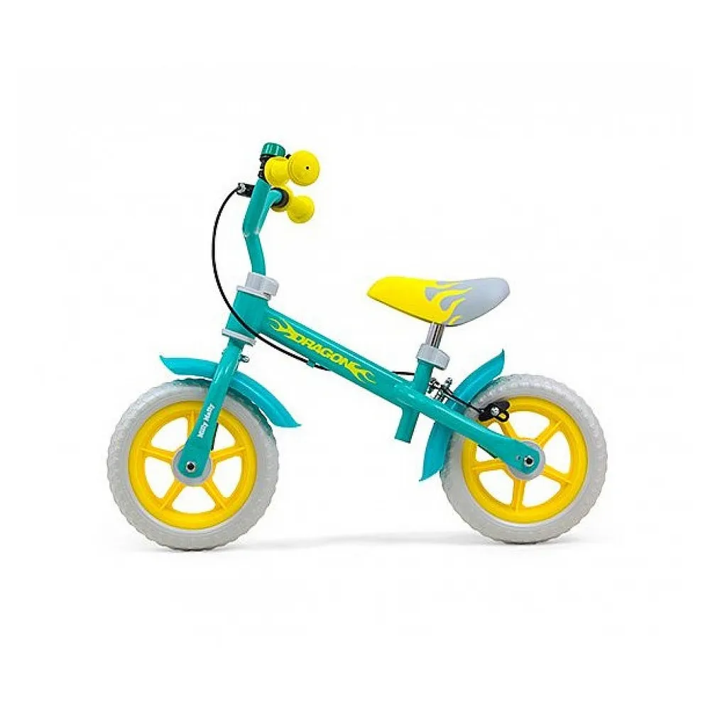 Balance bike dragon avec frein menthe