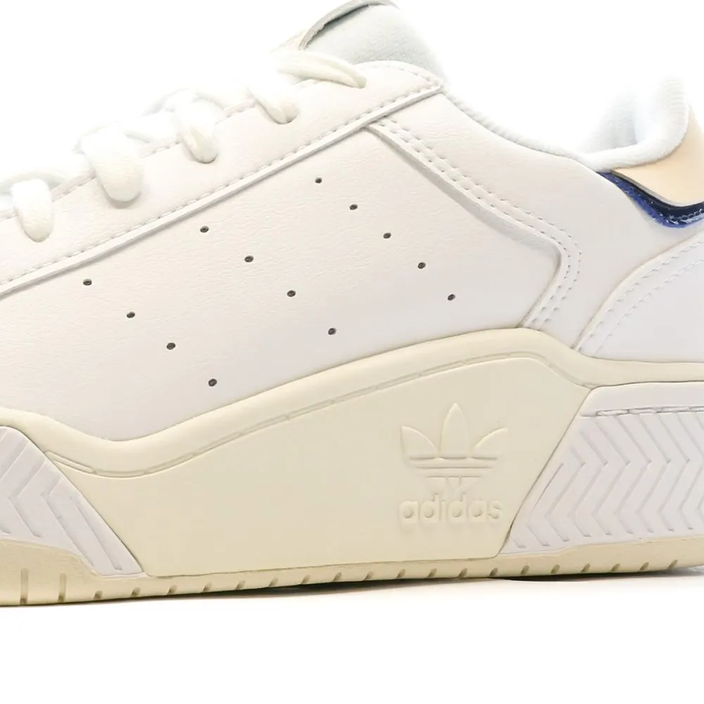 Baskets Blanches Femme Adidas Court Tourino Bold