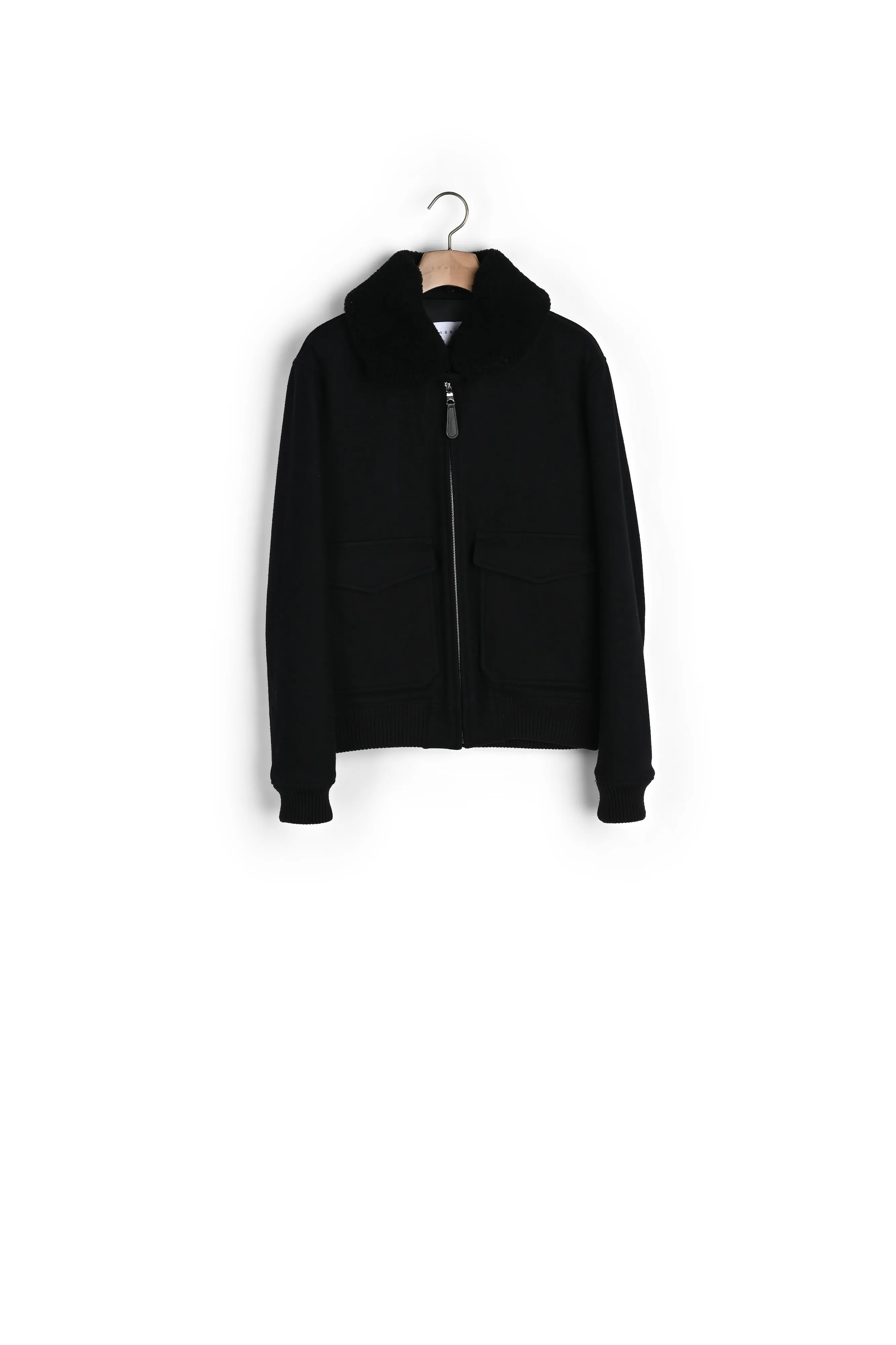 Blouson aviator avec col mouton