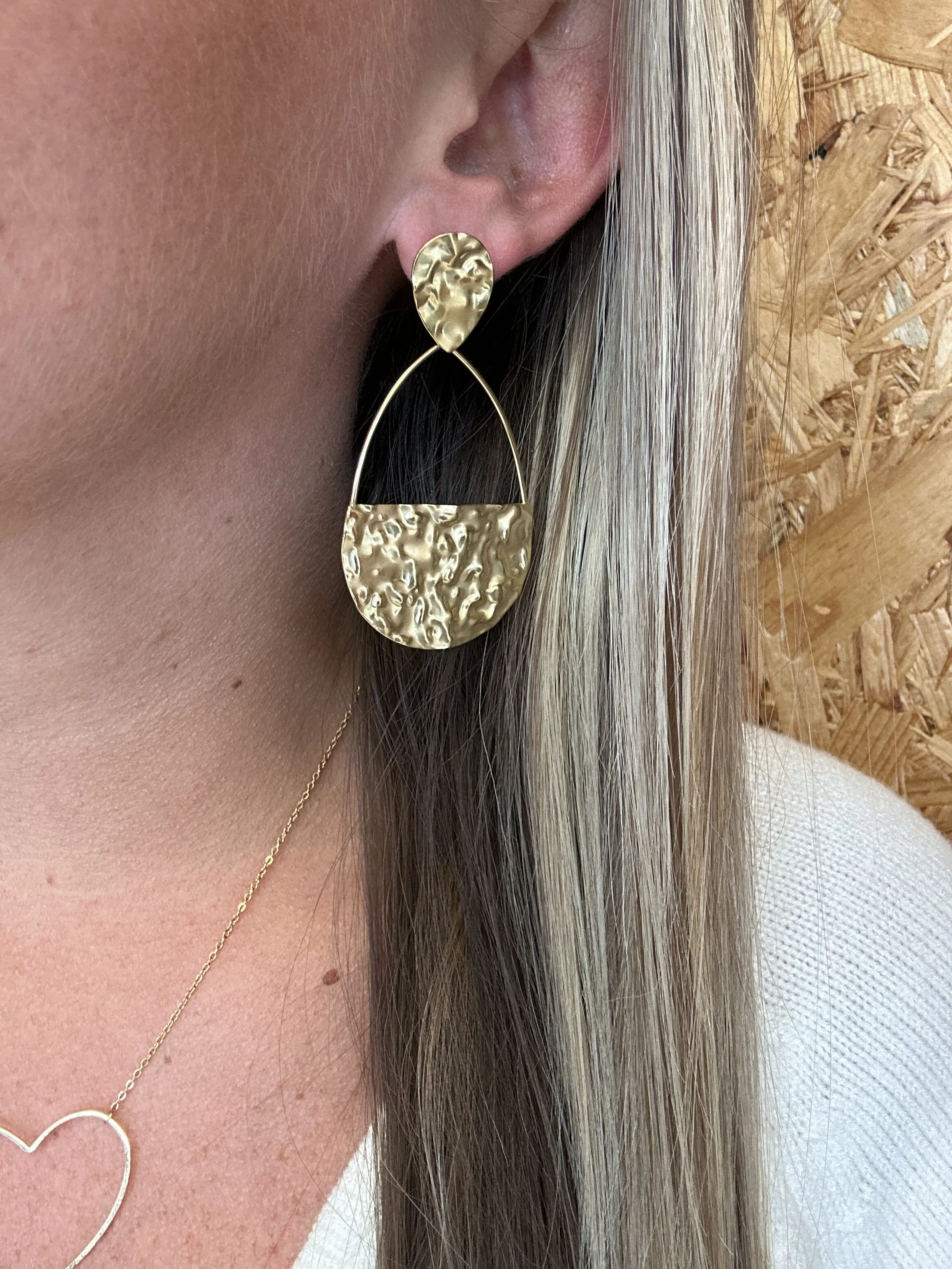 Boucles d’oreilles N*206 Acier Inoxydable
