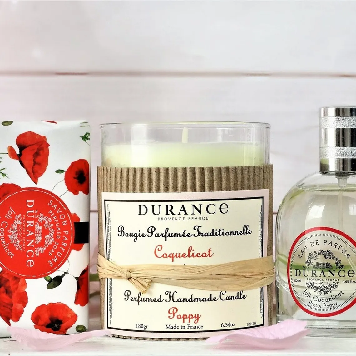 Bougie Parfumée Traditionnelle Coquelicot Durance - Bougies & Parfums d'intérieur Homme sur MenCorner