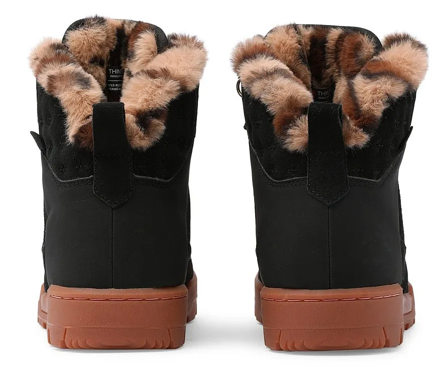 chaussures DC Manteca 4 Boot - DKL/Dk Chocolate/Leopard - women´s