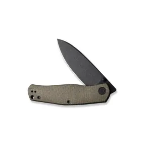 Civivi Couteau sokoke micarta vert blackwash