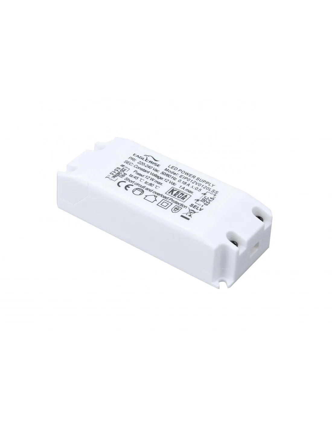 CLASSO -Enc.GU5,3 IP20/44 Cl.2 autorisé Vol.1 blanc lpe LED 8W 3000K 500lm ARIC 50211