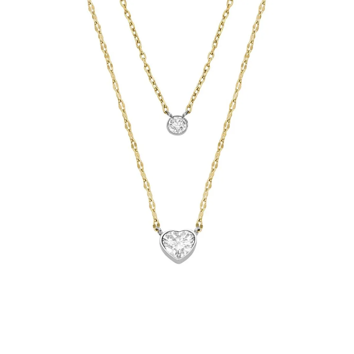 Collier et pendentif Fossil JF04357998 Femme | 3 Suisses