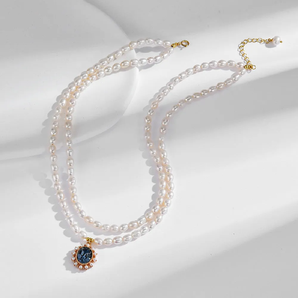 Collier Pendentif Gemme Vintage