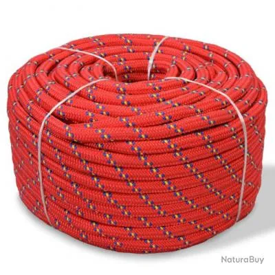 Corde de bateau polypropylène 14 mm 250 m rouge 02_0003342