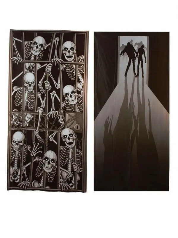 Décoration de porte pour Halloween - 152cm