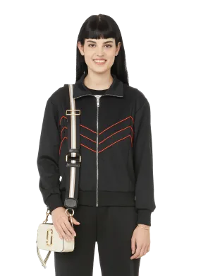 ETRE CECILE  Veste à chevrons - Noir