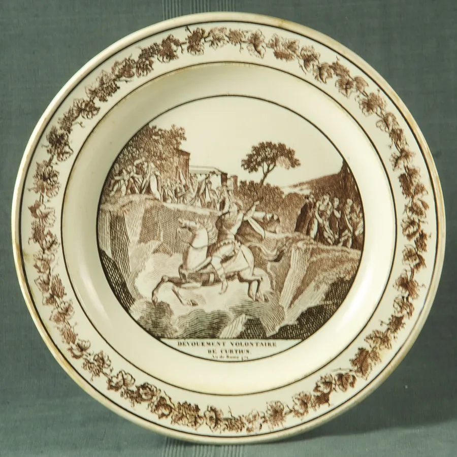 F 1791 – Assiette Montereau XIXe
