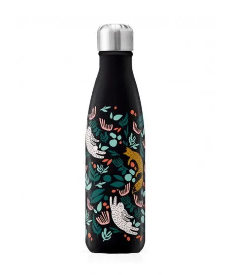 Gourde isotherme en acier inoxydable 500 ml - Lapin et Renard
