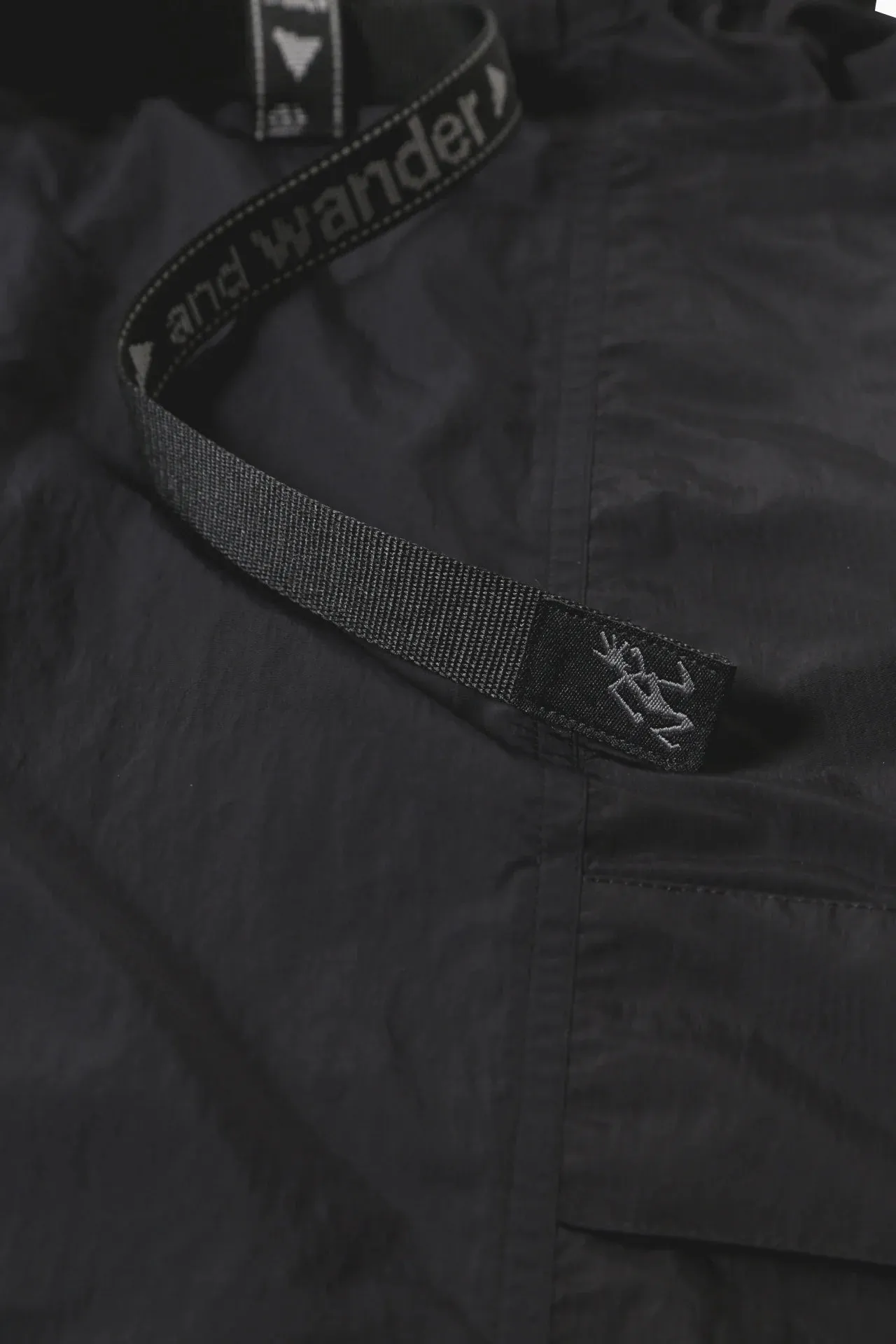 Gramicci X AND Wander - Patchwork Wind Short - Black