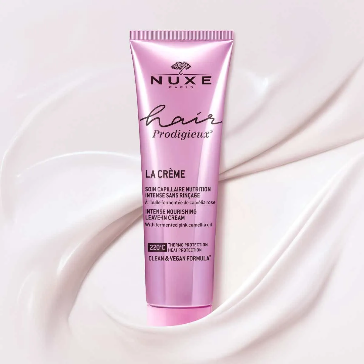 HAIR PRODIGIEUX - La Crème Nutrition Intense Sans Rinçage Thermo Protection 220°C - Tous Types de Cheveux, 100ml | Nuxe  - Parap