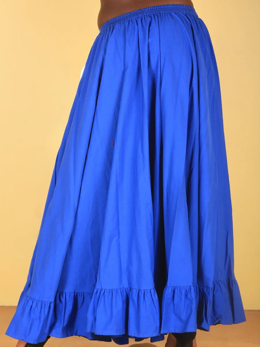 Jupe Coton Togo Bleu Roi