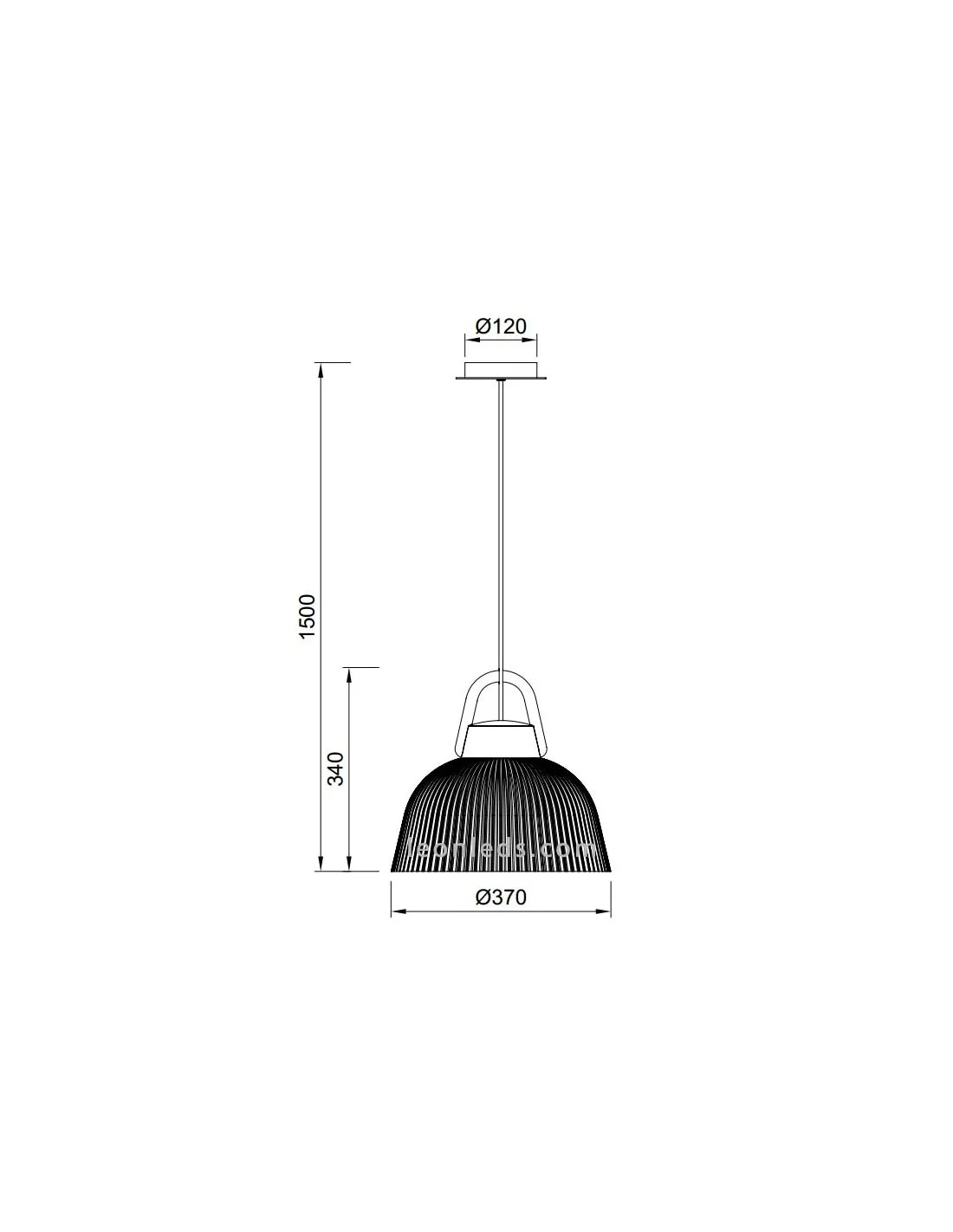 Kinke 6211 Series Lampe à suspension d'extérieur moderne | LeonLeds.com