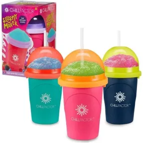 Mug à granité Chillfactor - Bandai - Couleur aléatoire Bleu, Rose ou Vert - fourni avec paille