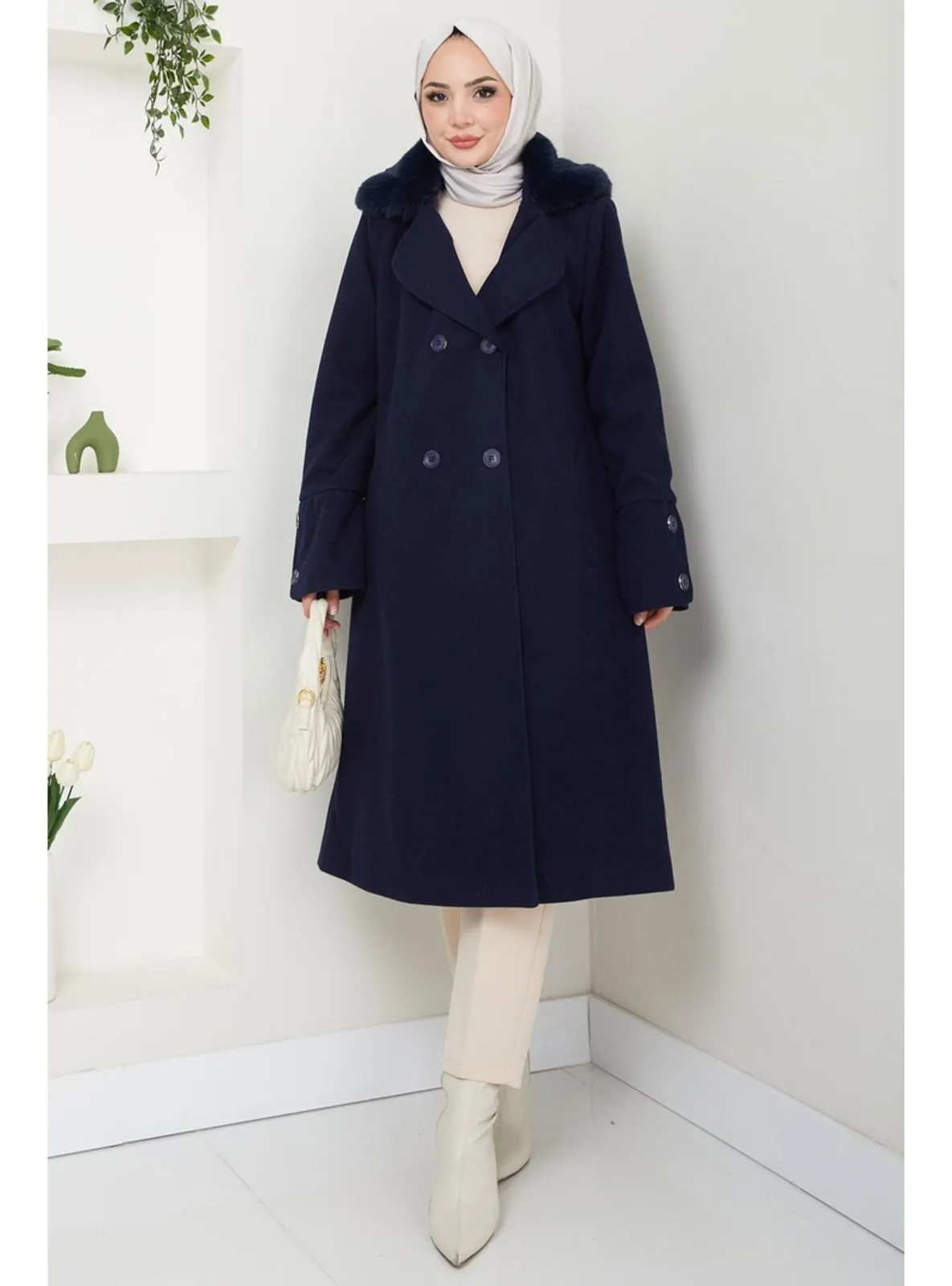 Navy Blue - Coat
