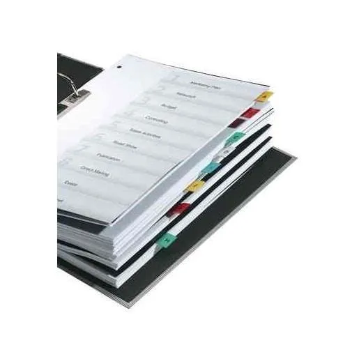 Onglets autocollants TABFIX 200 x 13 mm à découper Transparent - Sachet de 5