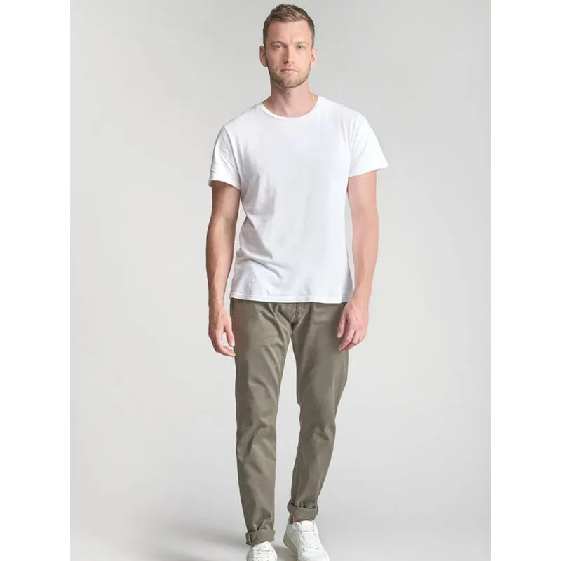 Pantalon chino cesar kaki homme - Le Temps Des Cerises | wimod