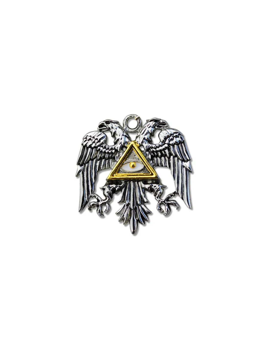 Pendentif Templier Aigle Byzantin ⚔️ Boutique Épées