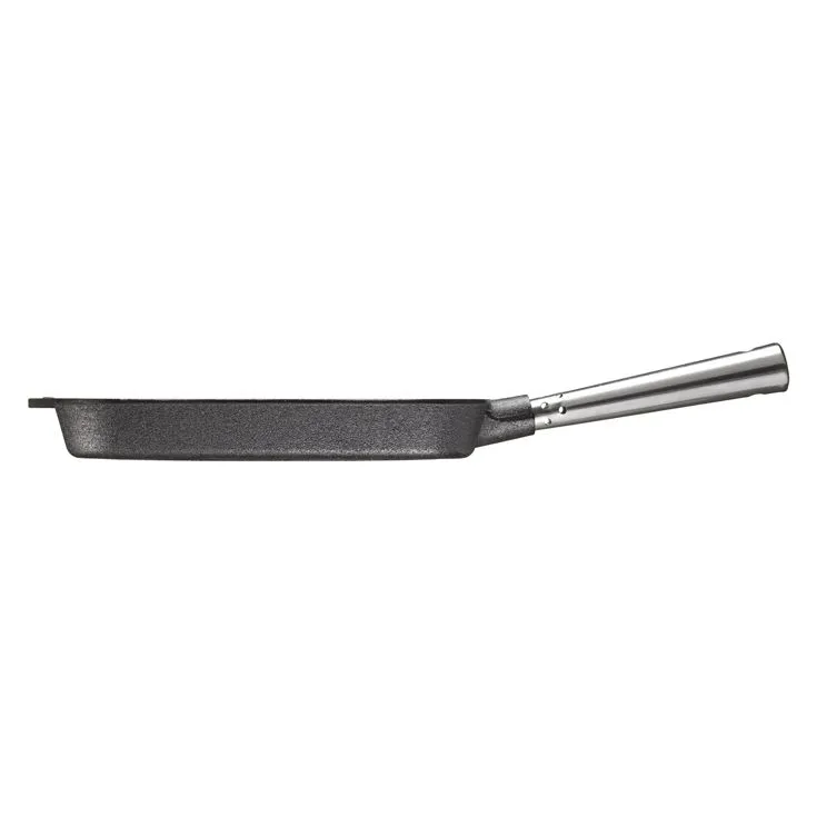 Poele grill carrée 24 x 24 cm poignée inox