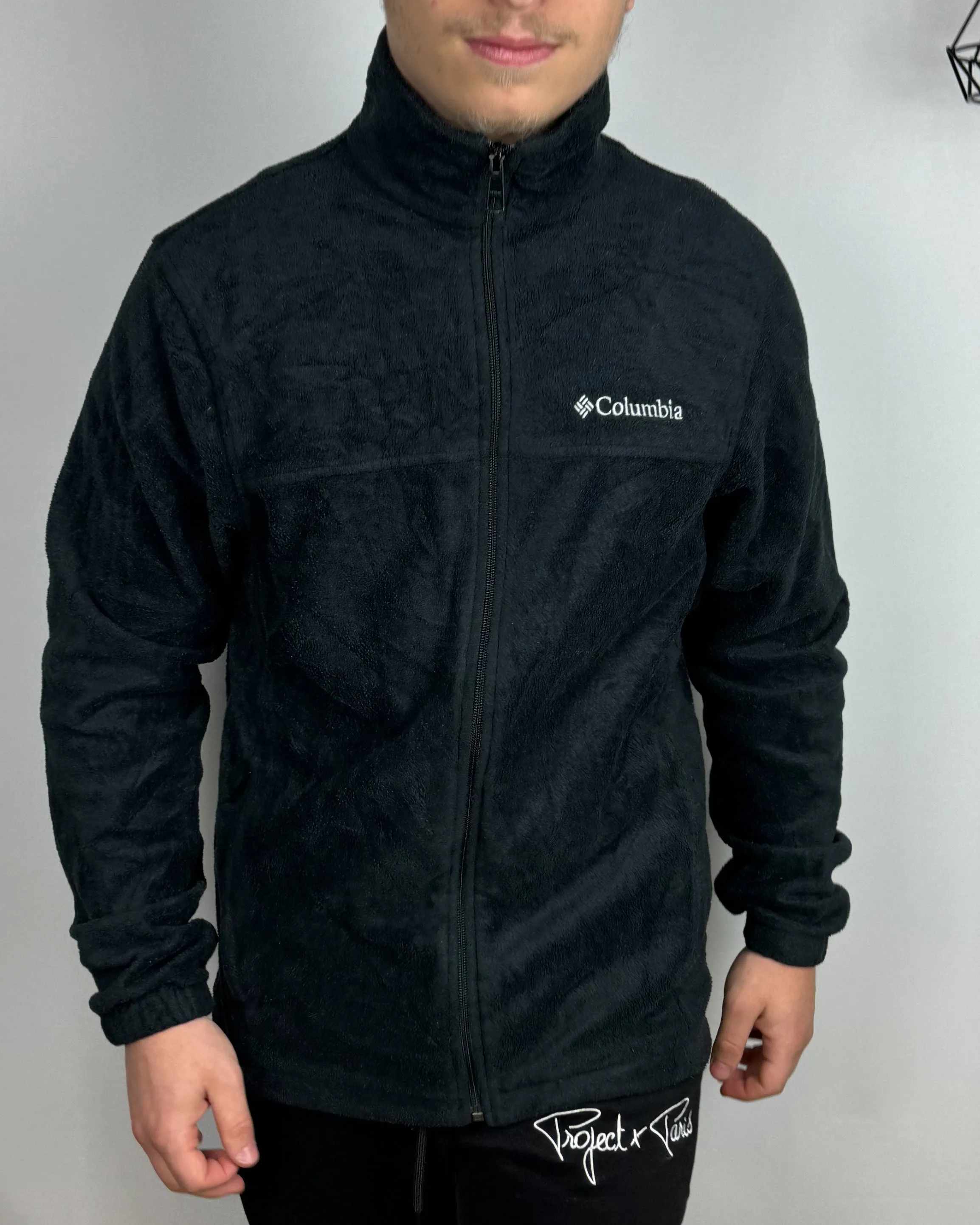 Polaire zip noir Columbia (S) unisex