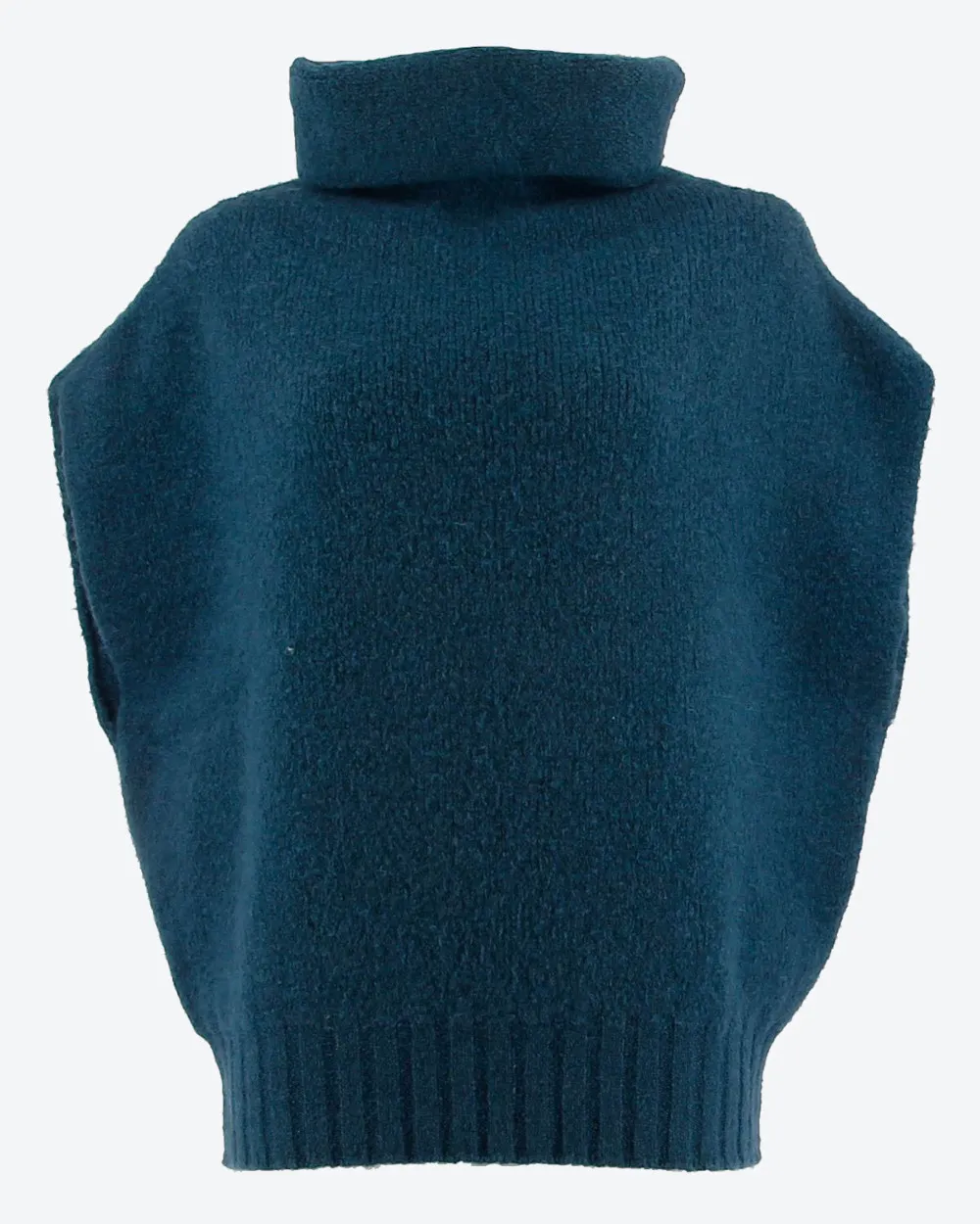 Pull sans manches col boule