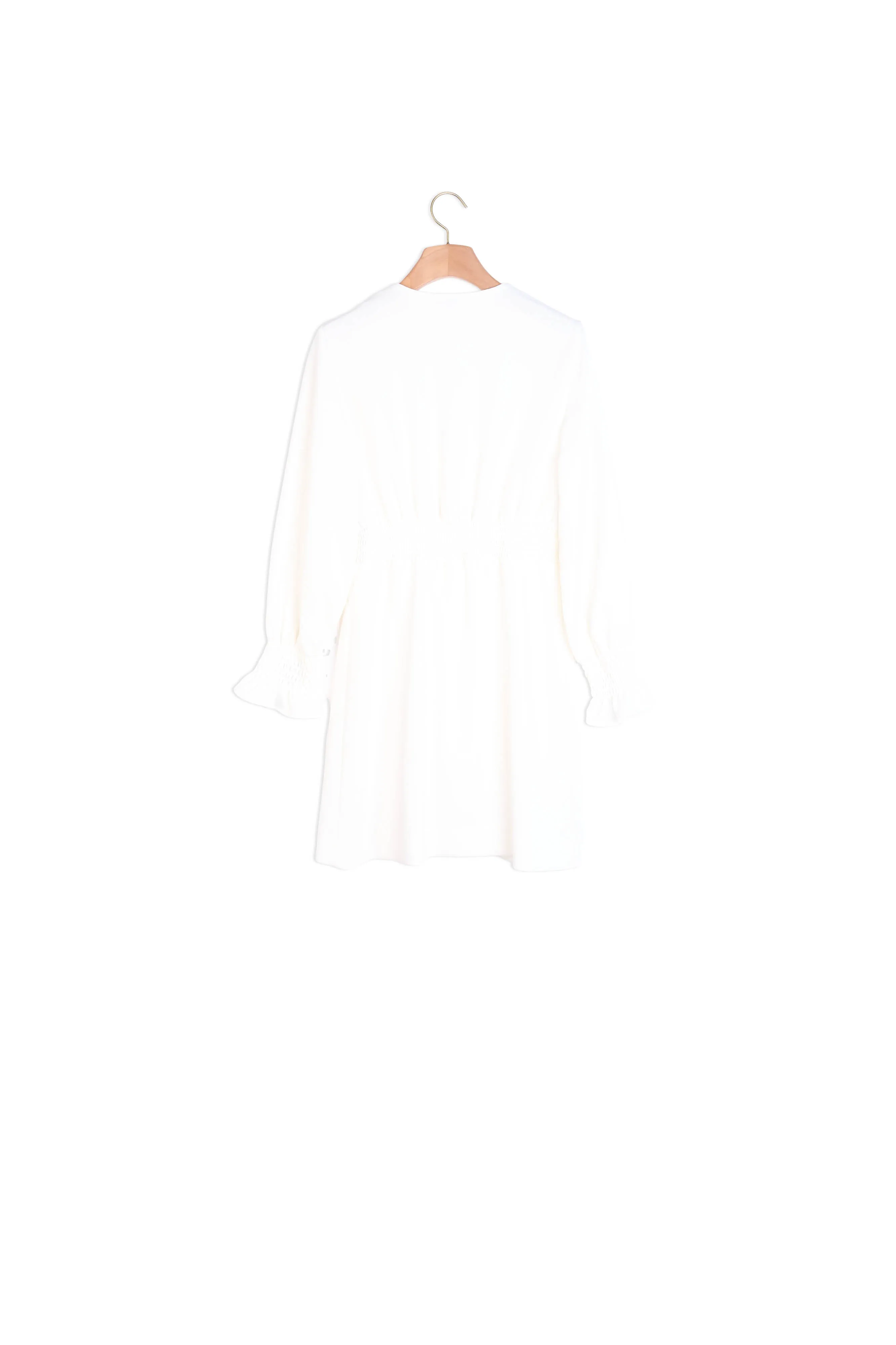 Robe courte à boutons pressions
