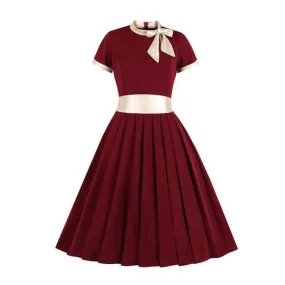 Robe Rétro Sans Manche