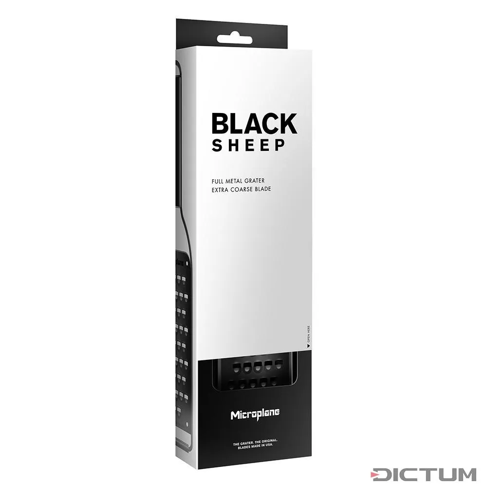 Râpe de cuisine Microplane » Black Sheep «, lame très gros grains