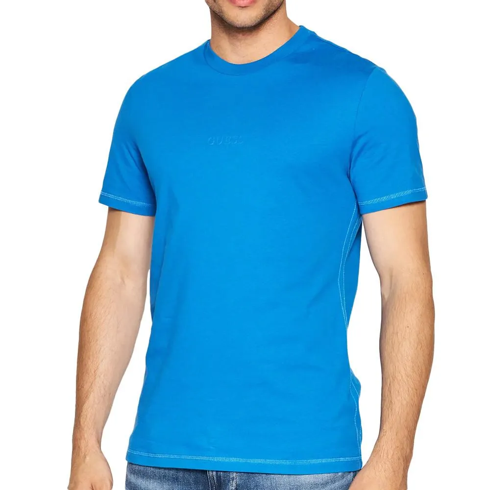 T-shirt Bleu Homme Guess Aidy
