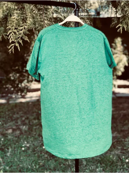 T-shirt col tunisien Majestic