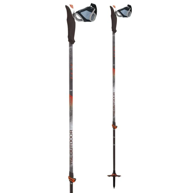 TSL Outdoor Connect Carbon 2 Light ST - Bâtons randonnée | Hardloop