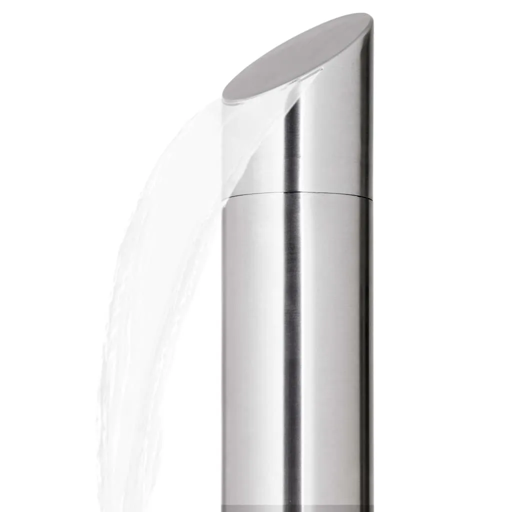 vidaXL Douche de jardin 220 cm Acier inoxydable | vidaxl-fr