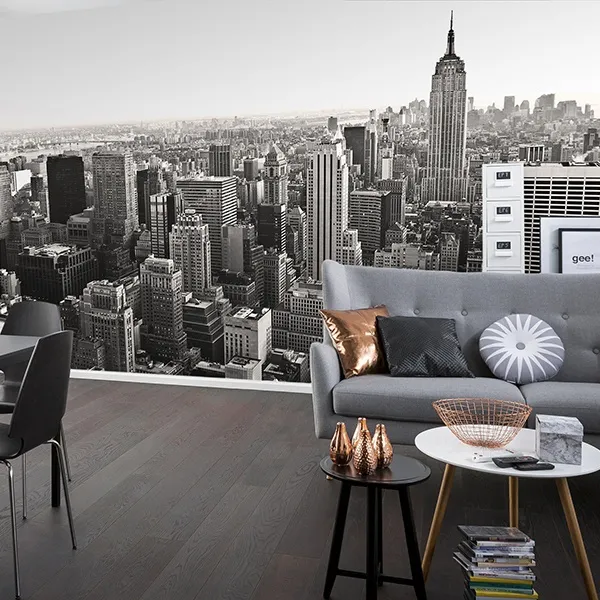 Vue aérienne, de, new york - PAPIER PEINT VINYLE