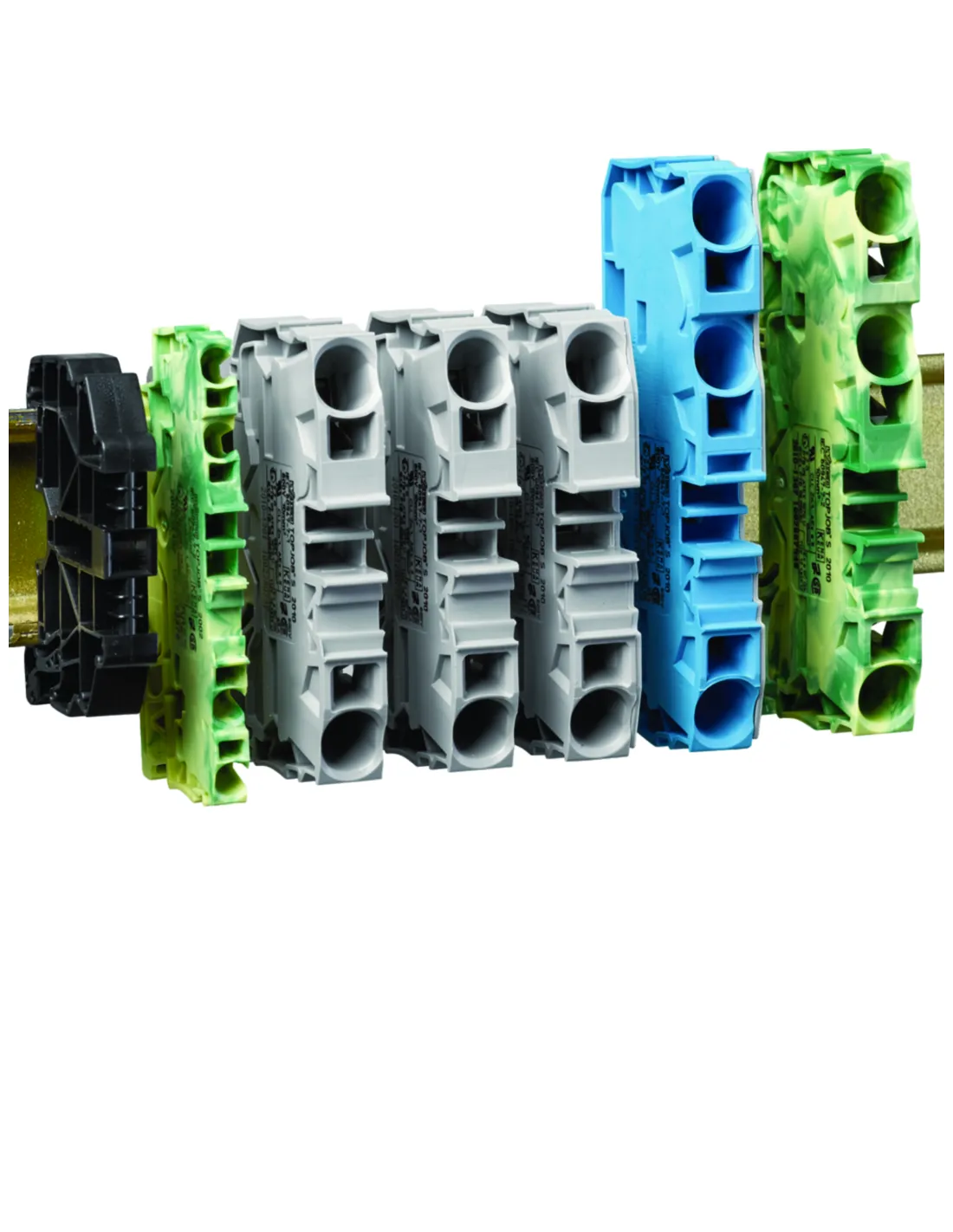 Witty pièce détachée - bornier alimentation 3P+N+PE pour borne witty XEV1Kxx HAGER XEVS410